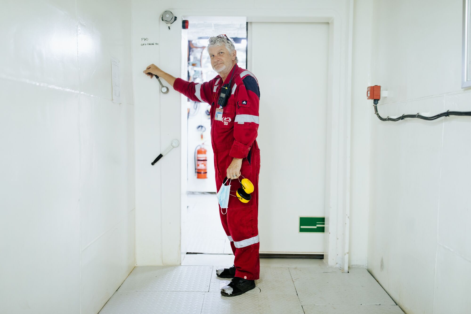 Safety is part of everyday life below deck. From watertight doors to the machinery behind them, technical teams help keep the ship, its hospital and everyone aboard operating safely.