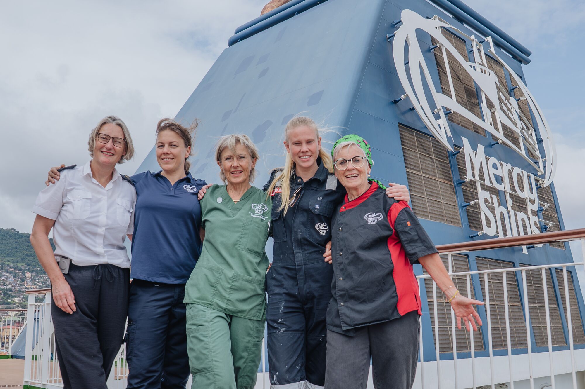 Keeping a hospital ship safe takes many professions working together. For Lena, firefighting became her way to be part of that bigger team.