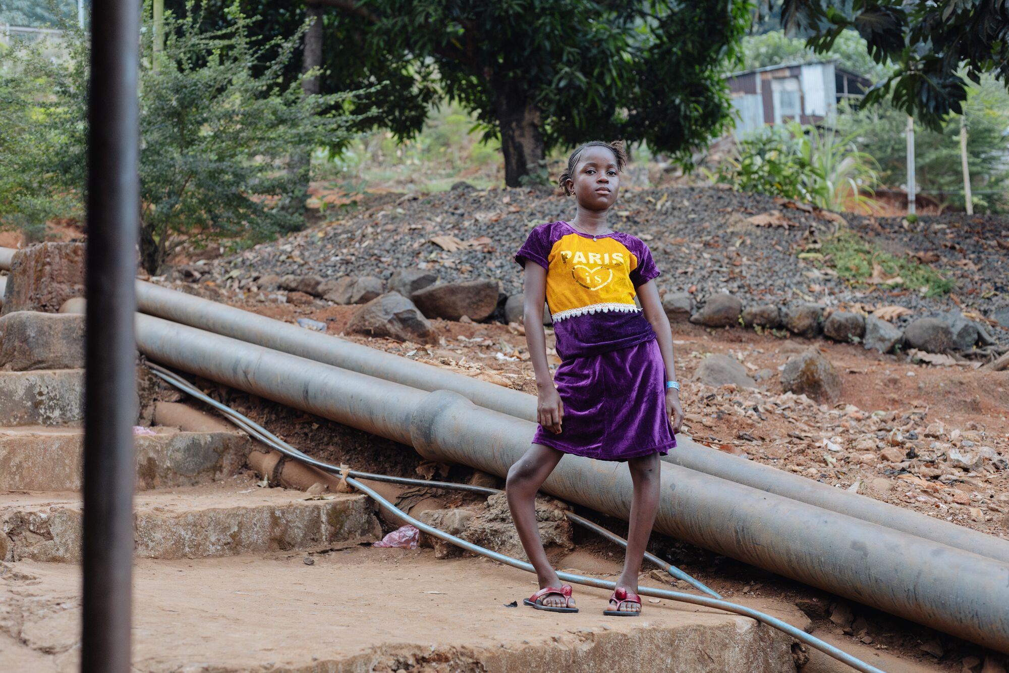 As the curve in her legs became more severe, walking, fetching water and even climbing onto her bed became difficult.