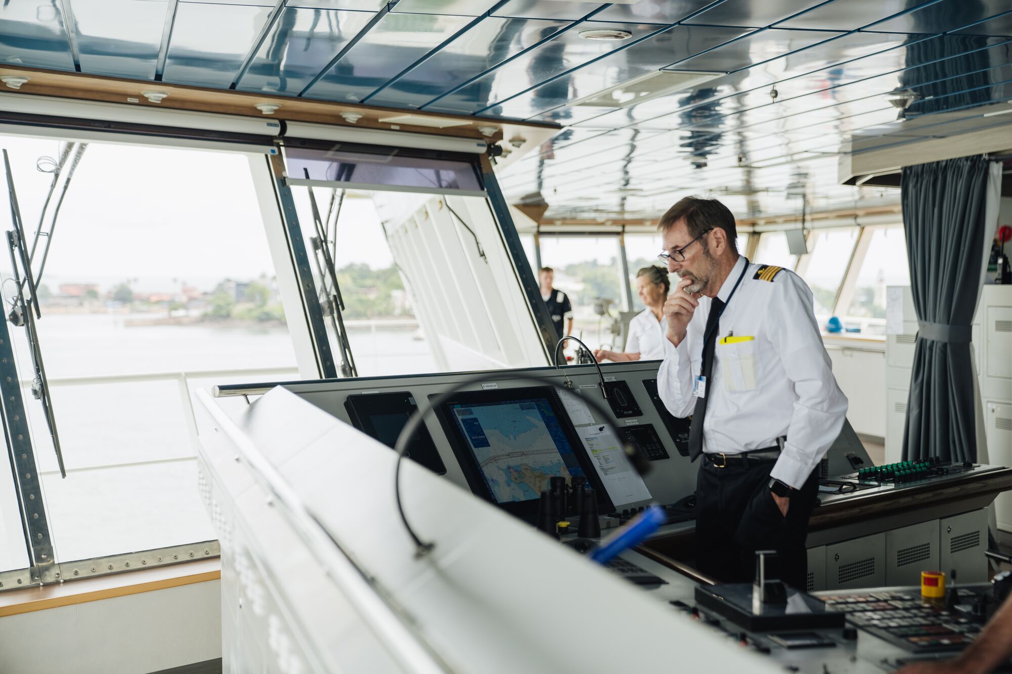 As the first captain of the Global Mercy™, Taylor helped lead a new hospital ship on its first journey to serve patients in Africa.
