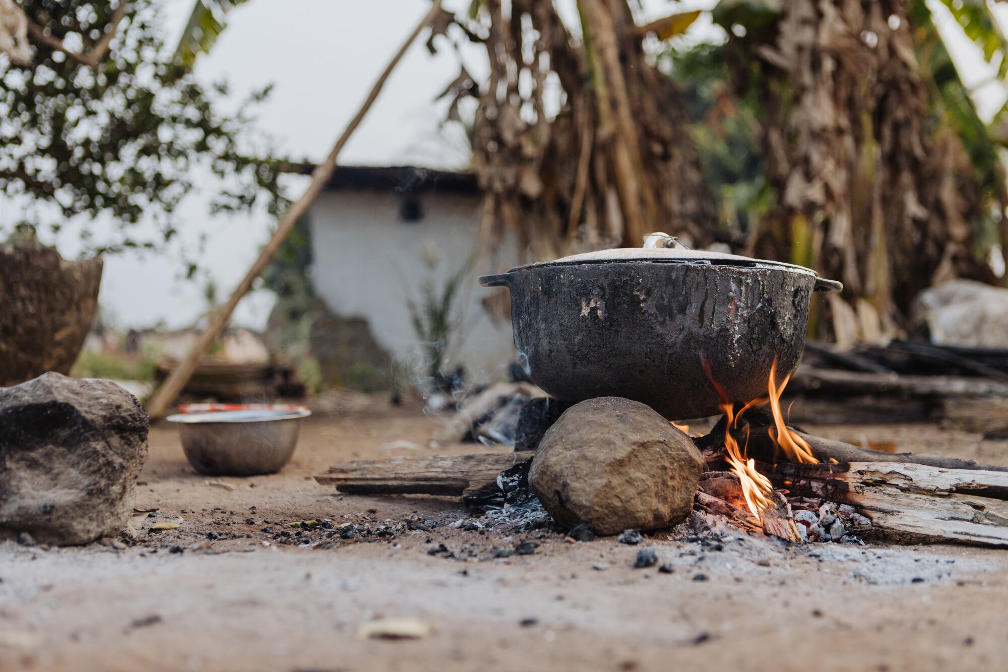 At six years old, an accident with boiling palm oil left Musu badly burned, changing how she could use her left hand.