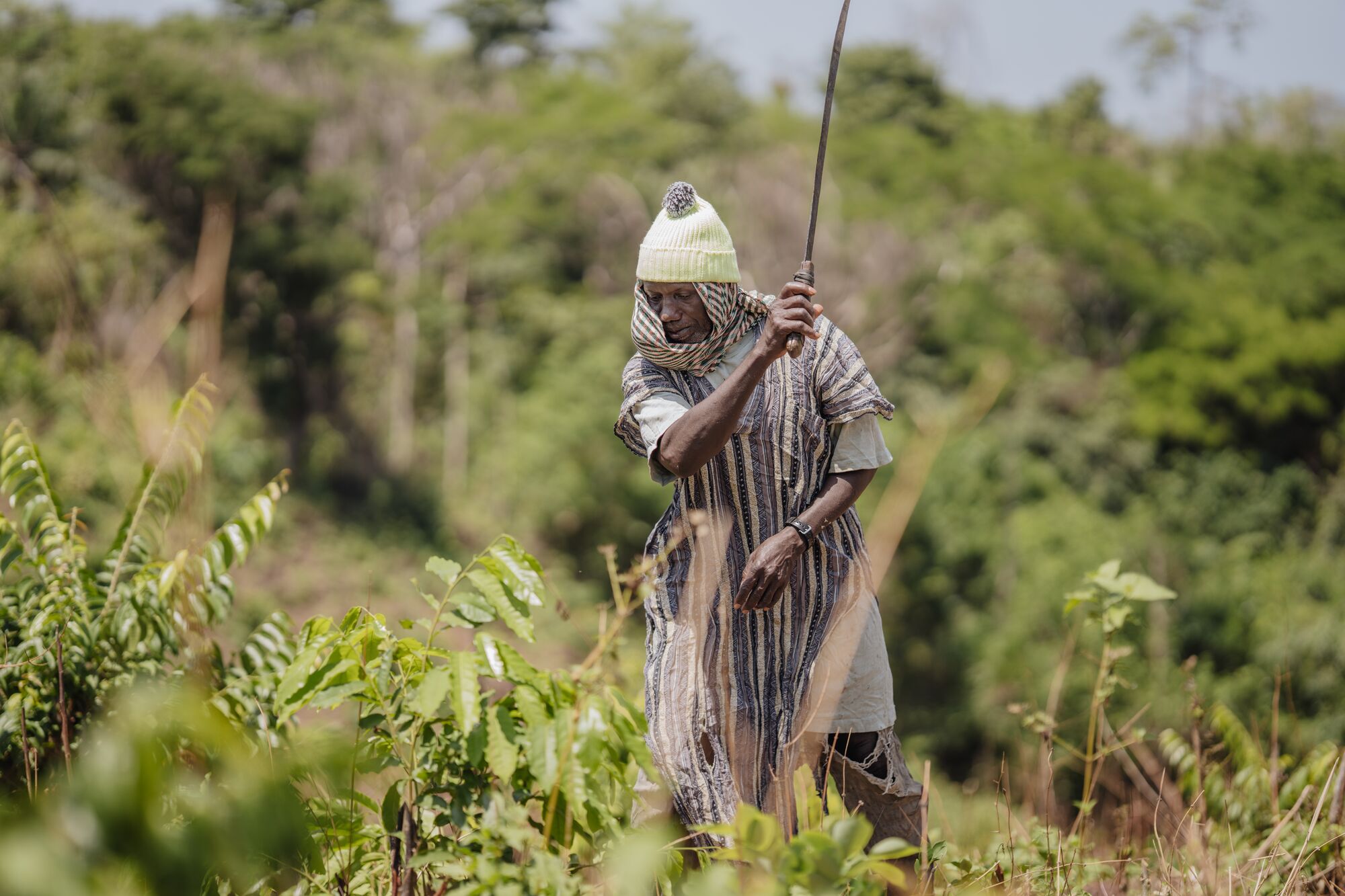 Farah sought treatment wherever he could, travelling to Guinea and visiting hospitals, but the condition continued to grow.