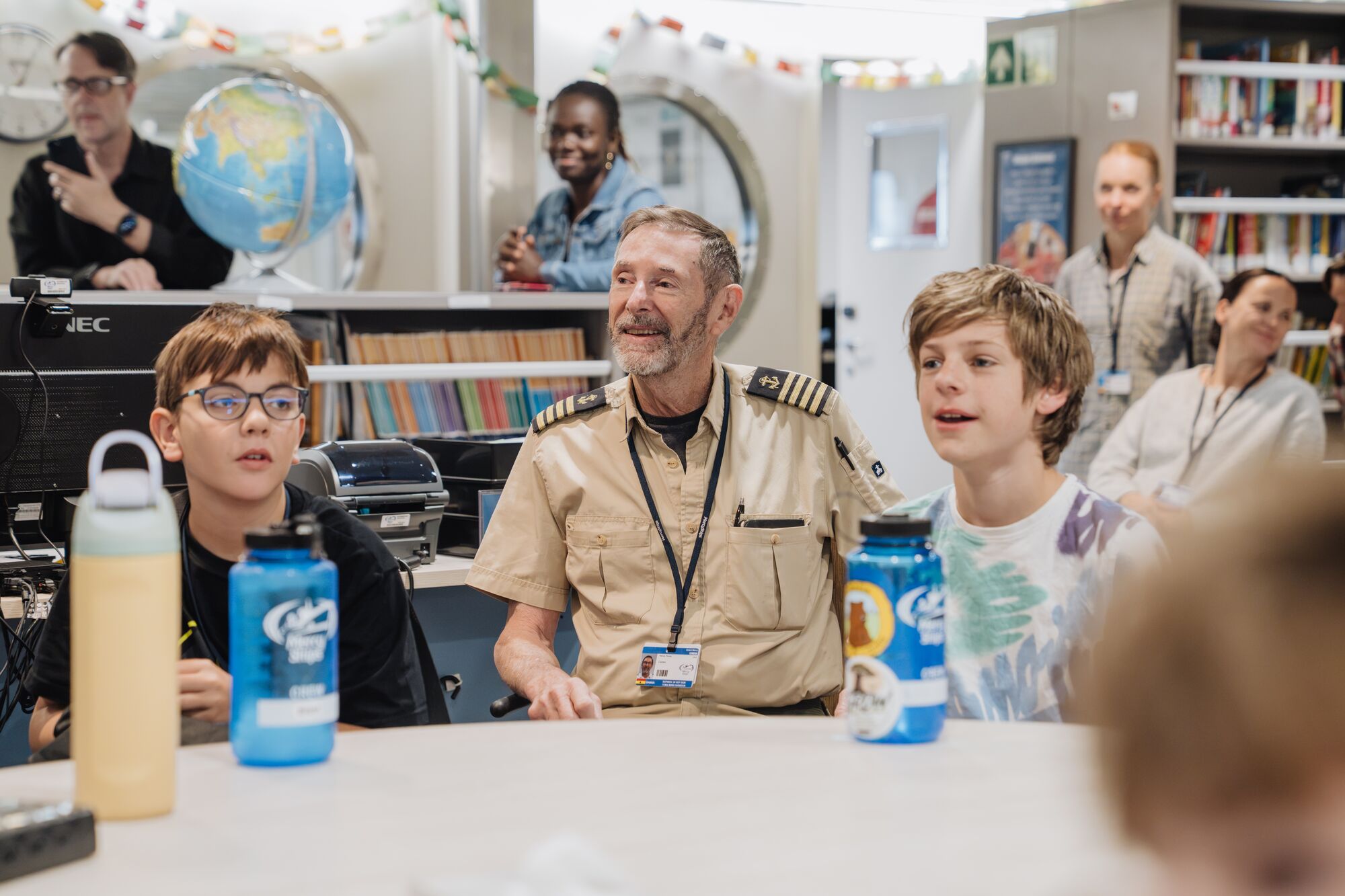 For Taylor, life aboard has always been about more than navigating a ship. Celebrating alongside the Global Mercy™ crew reflects the international community that has kept him returning to serve for more than four decades.