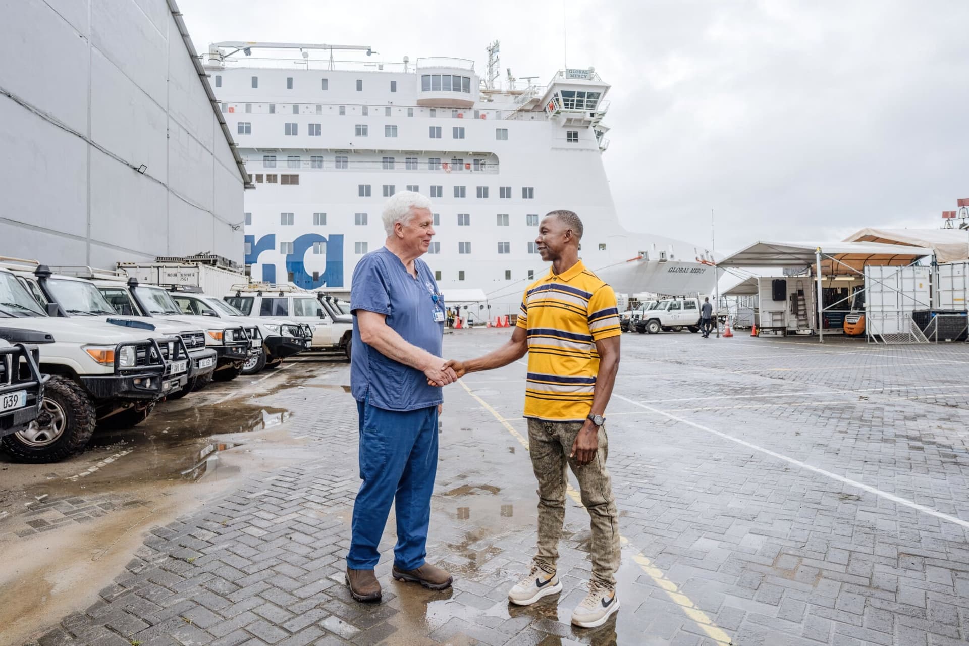 Fear of surgery kept Mohamed from seeking treatment for years, until the return of the Global Mercy™ gave him another possibility.