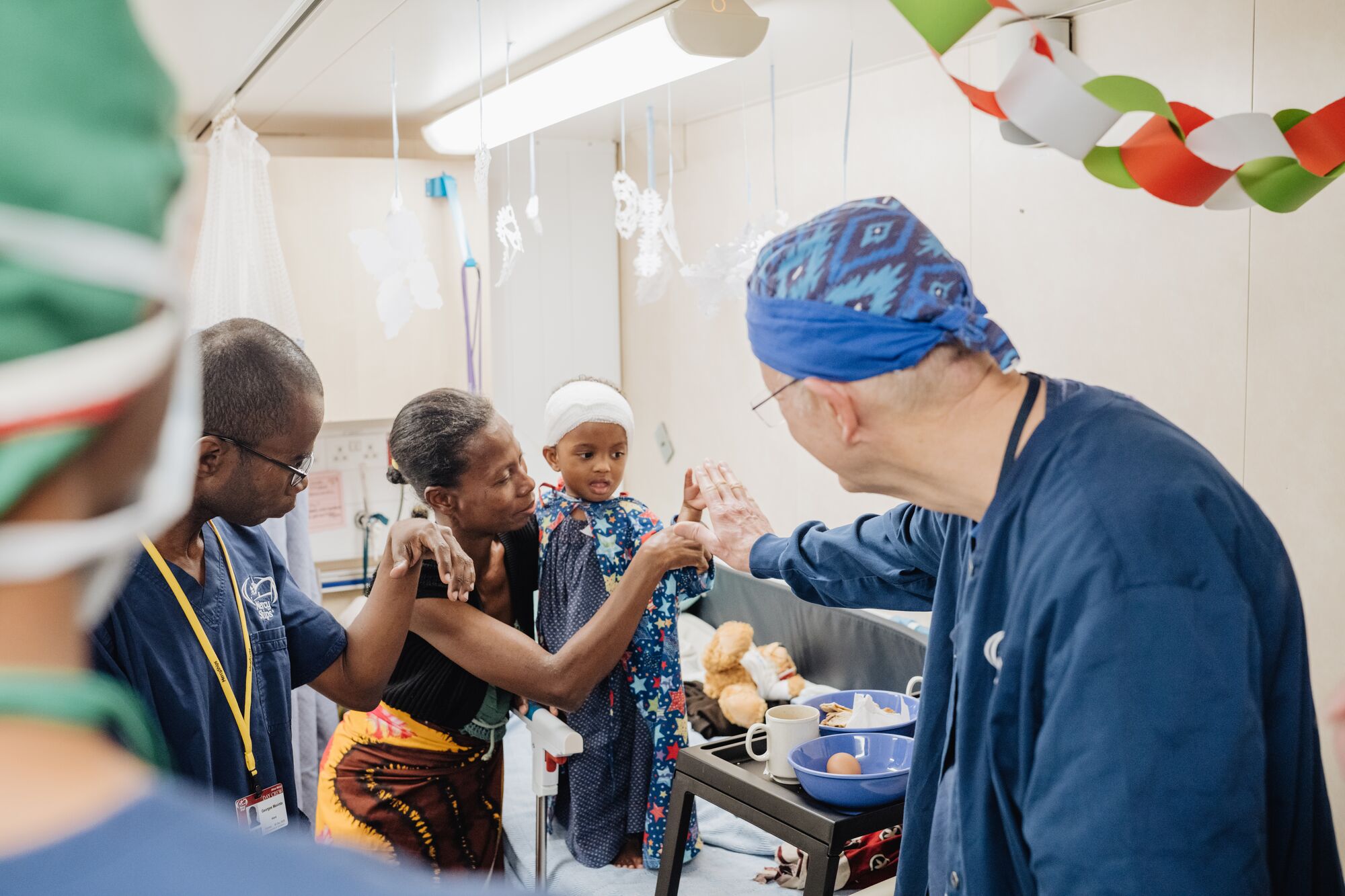 After surgery, Armella rested with Caessah as mother and daughter began a new chapter together.