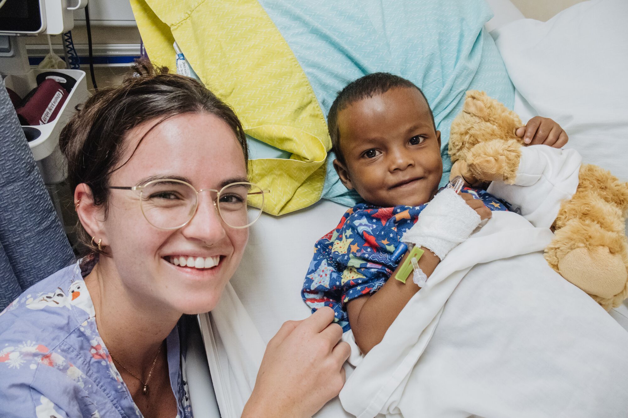 One of Kim Anna's first patients aboard the Africa Mercy® was an eight-year-old girl recovering from cataract surgery. Kim Anna was beside her when her eye patches were removed.
“She said, ‘Oh, I can see you.’ It was such a beautiful moment to witness.”