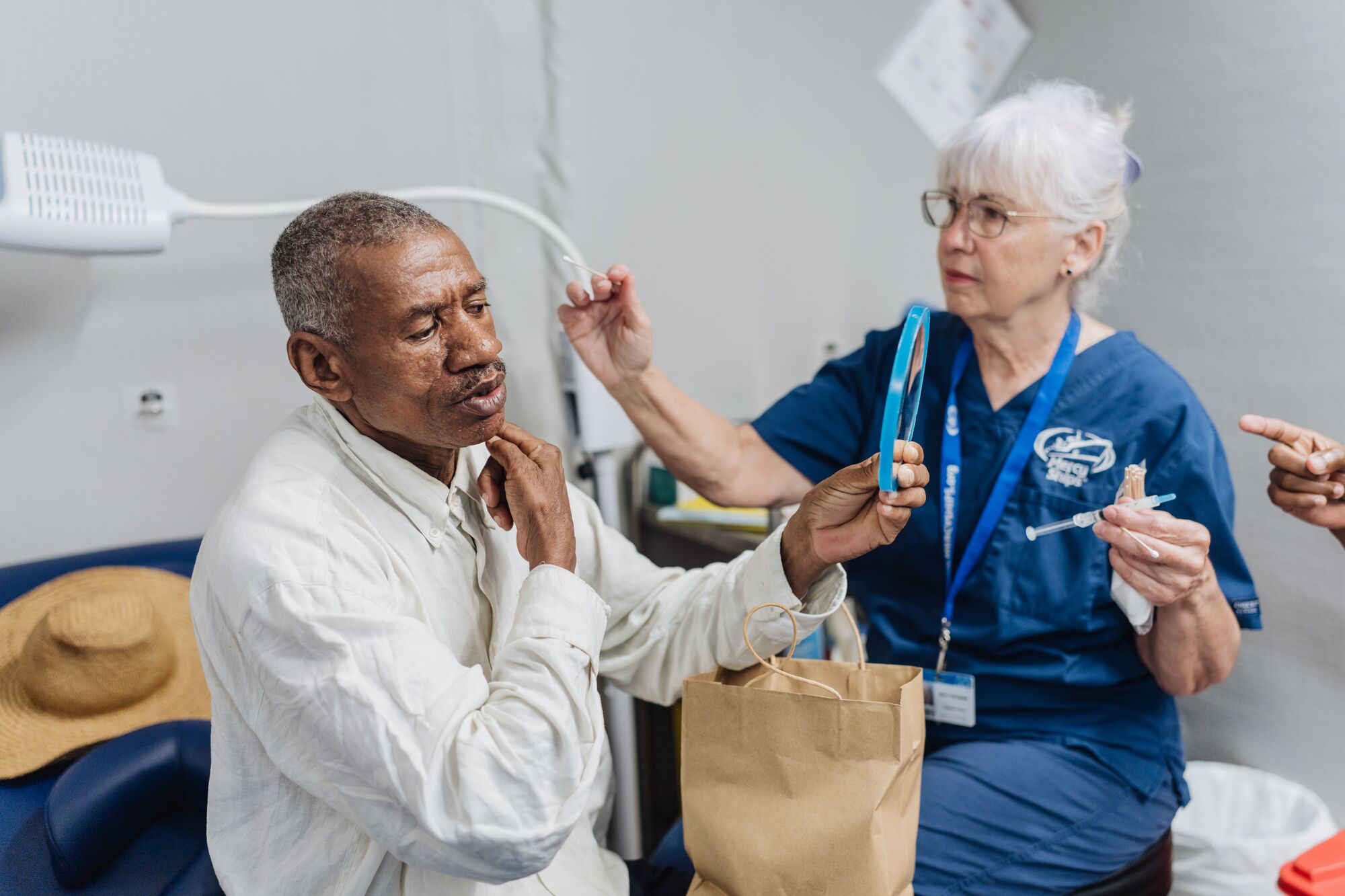 As he recovered aboard the Africa Mercy®, the physical burdens he had carried for so long were finally behind him.
