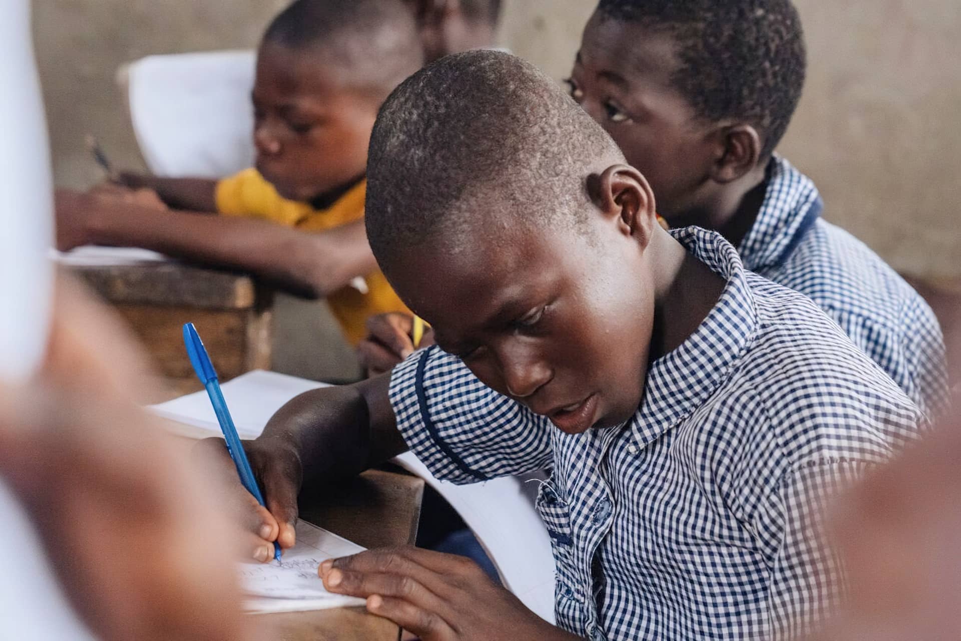 Even as his eyesight faded, Abdul continued going to school every day, determined not to let his vision stop him from learning.