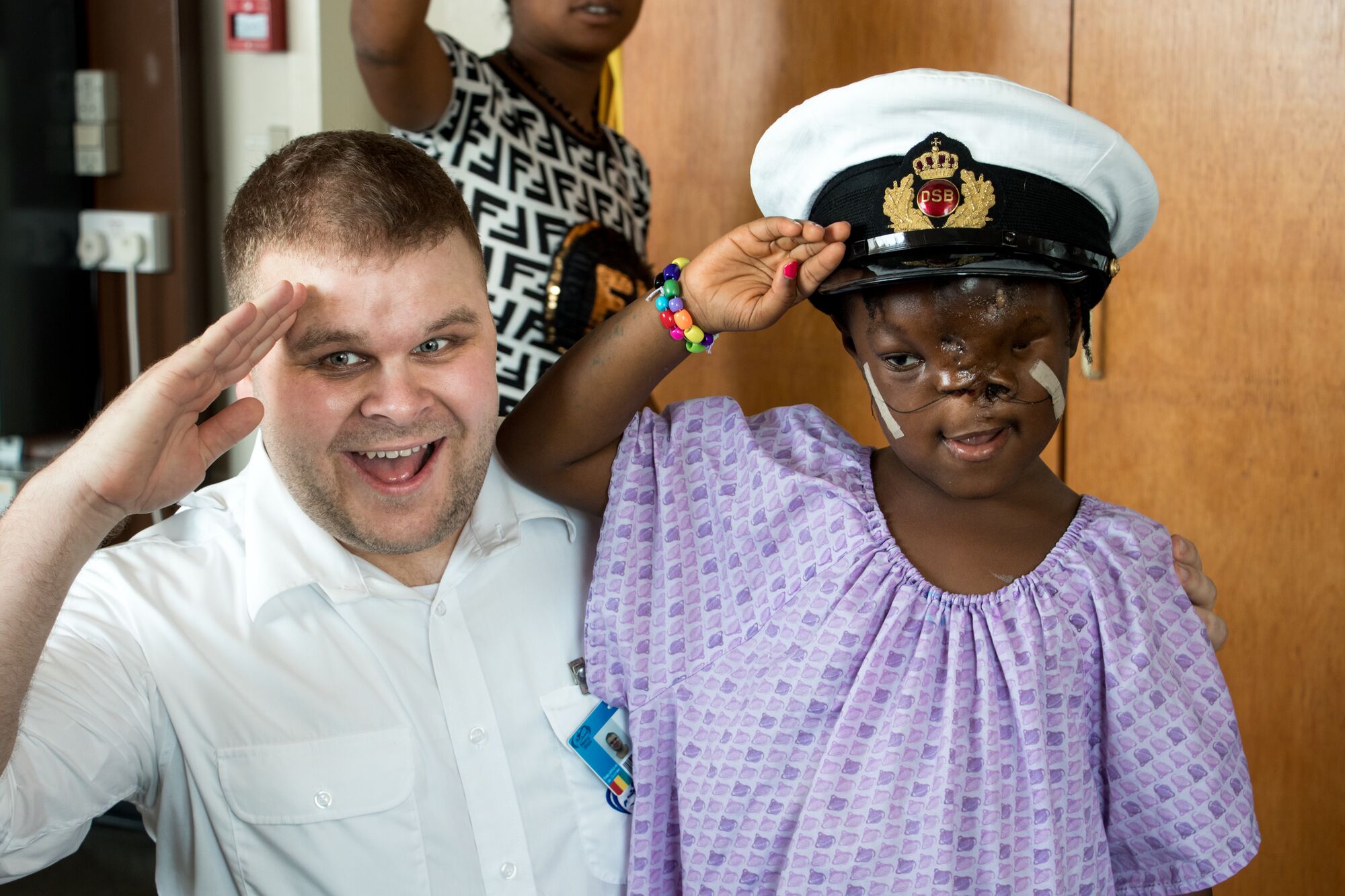 The bridge and the hospital may seem like different worlds. For Milo, meeting patients aboard made the reason behind the maritime work very real.