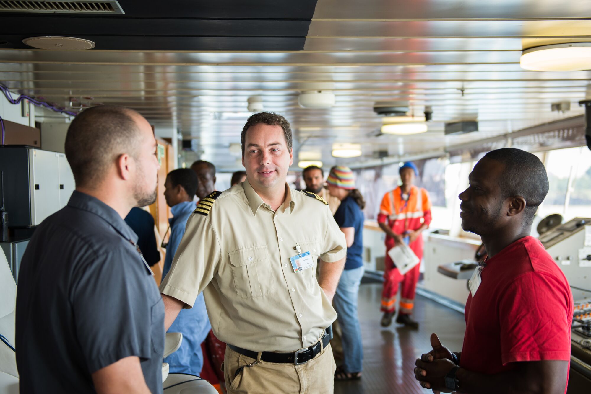 People
Medical professionals serve alongside maritime crew, engineers, cooks, teachers, IT specialists and many others.