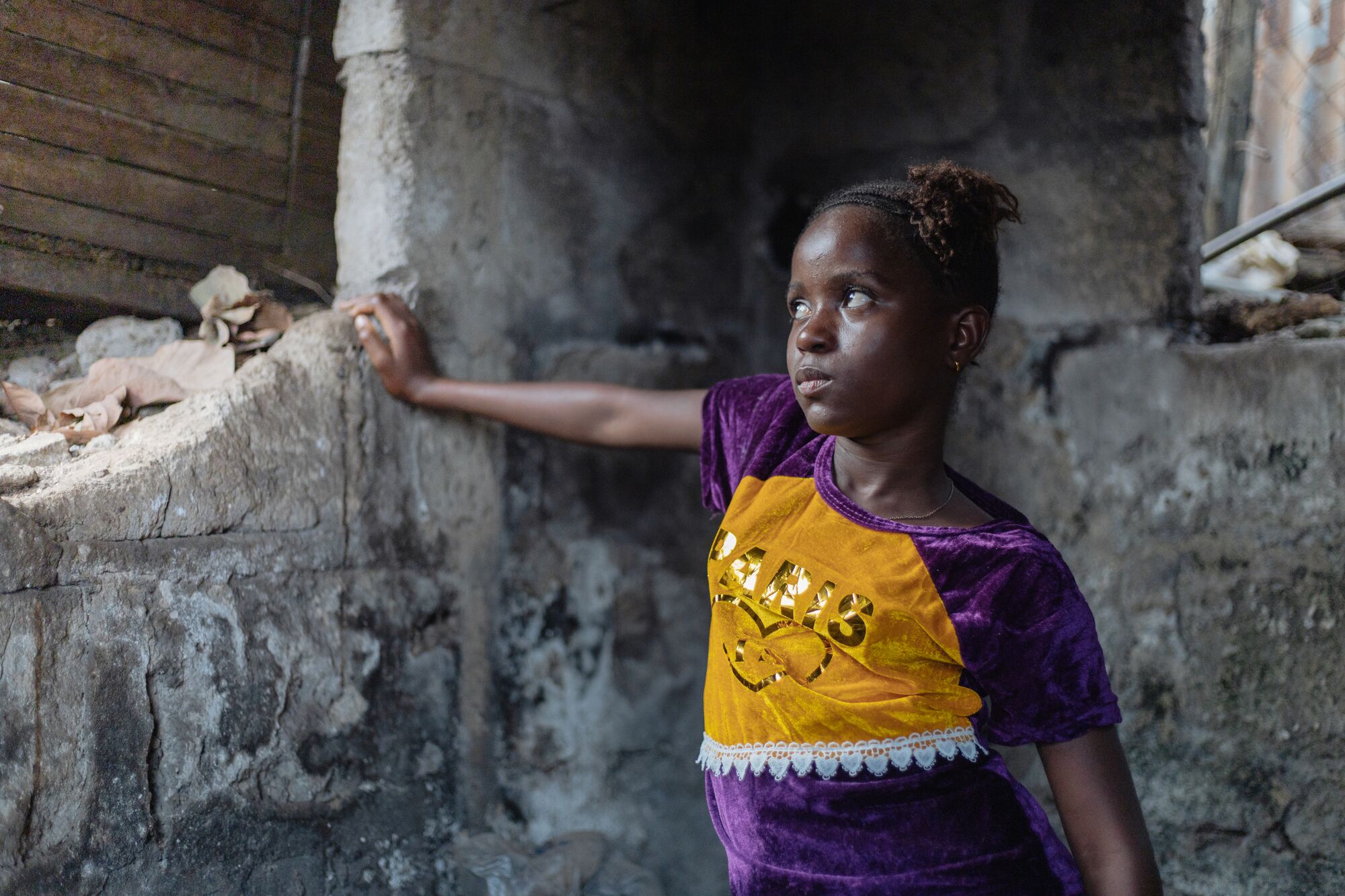 Pain and teasing kept Baindu from many of the everyday experiences other children around her enjoyed.