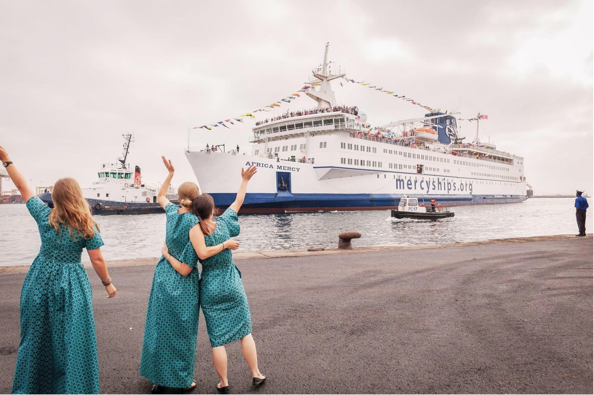 The ship follows a very specific annual schedule, spending 10 consecutive months in one country before moving on to the next.