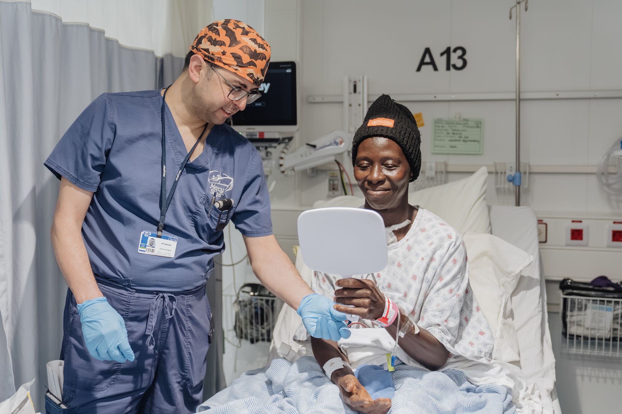 For some patients, the first thing they wanted after surgery was a mirror. Seeing the tumor gone could make the change suddenly real.