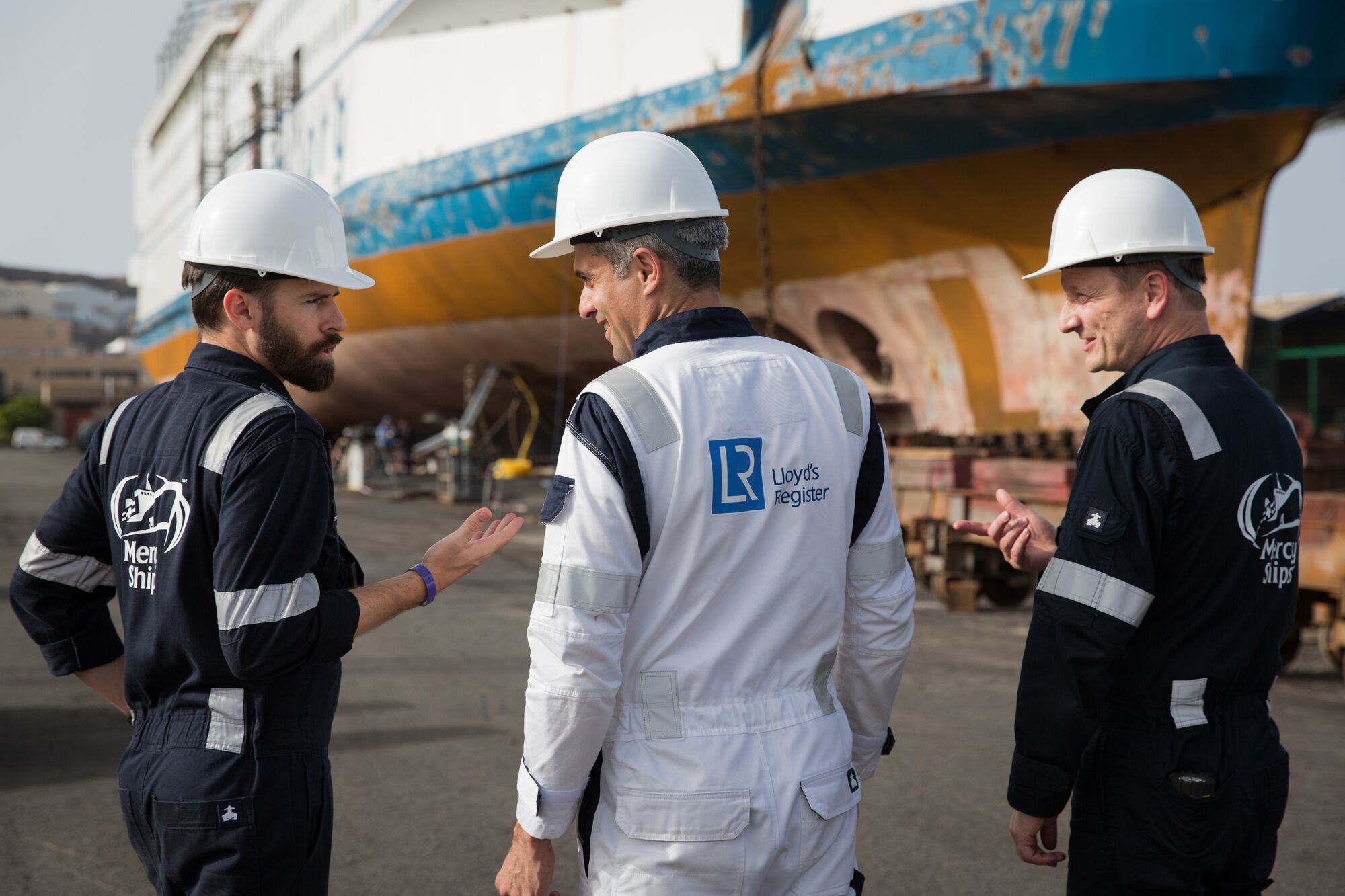 Lloyd’s Register
A partner for more than four decades, Lloyd’s Register brings maritime safety, engineering expertise and technical training to Mercy Ships, helping its hospital ships operate safely and effectively.