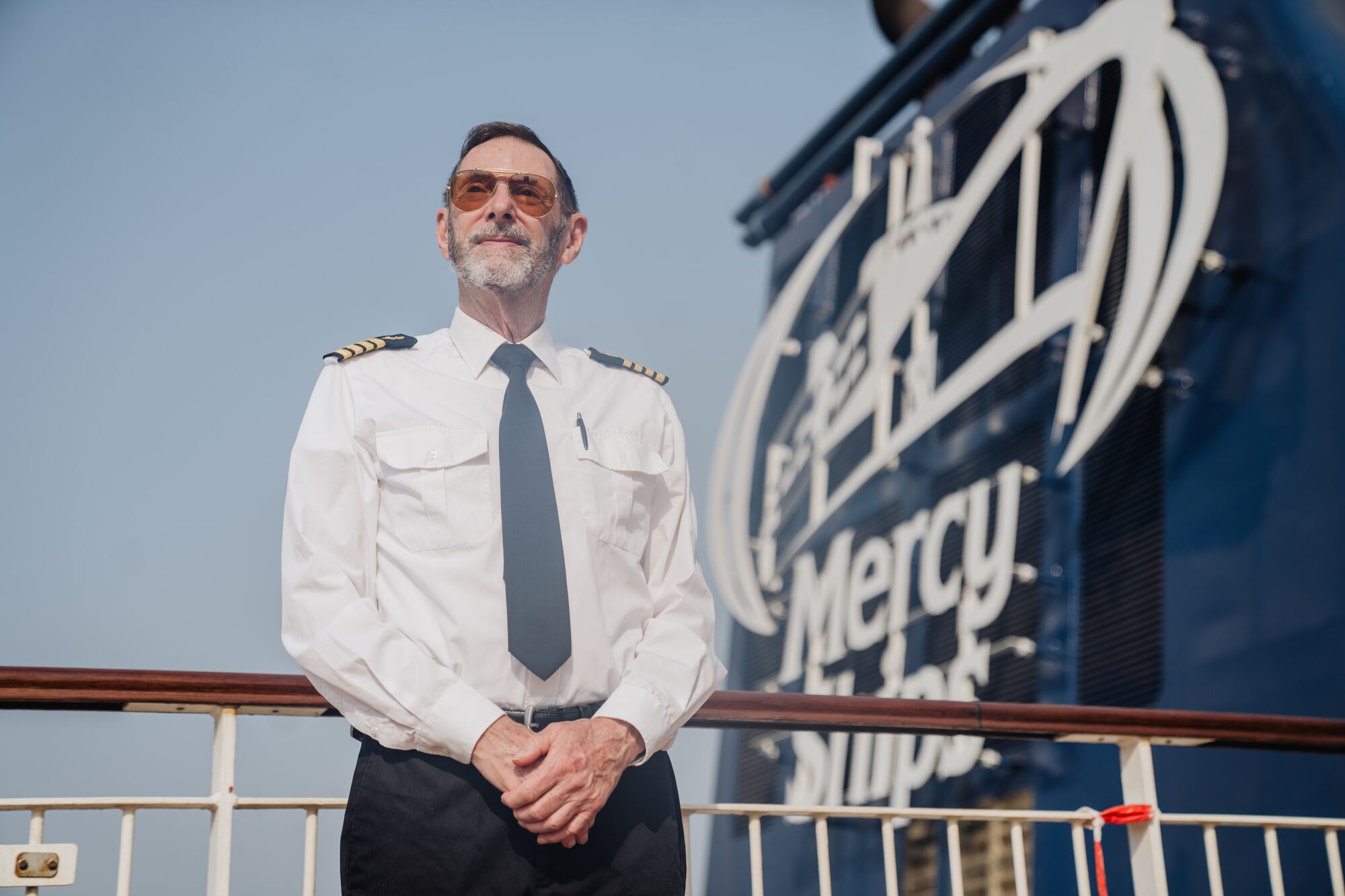 Captain Taylor Perez has brought his maritime experience to every Mercy Ships vessel, helping navigate hospital ships safely to the countries and communities they serve.