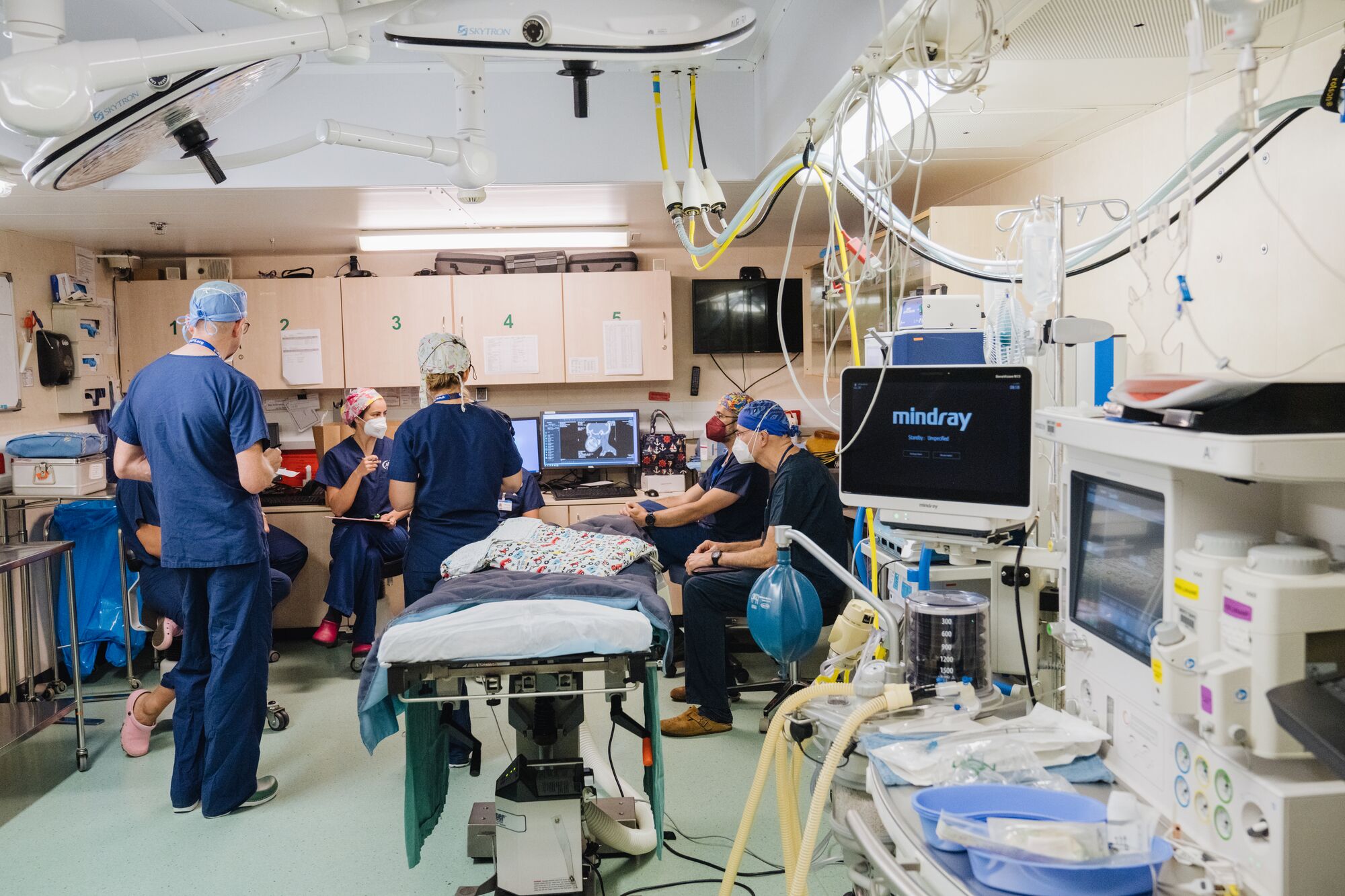 A specialist team removed Daouda's tumour, and the operation went better than initially expected.